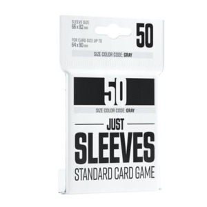 Just Sleeves Standard Card Game Black (50)